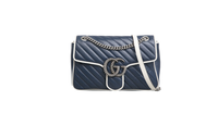 GUCCI GG MARMONT TORCHON NAVY MEDIUM