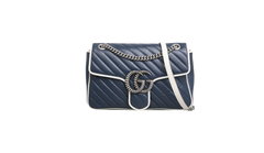 GUCCI GG MARMONT TORCHON NAVY MEDIUM