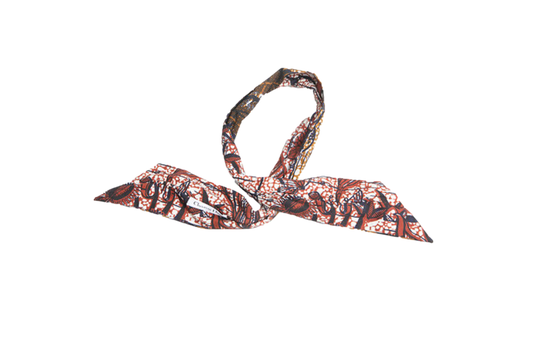 DIOR HEAD WRAP AFRICAN PRINT COTTON