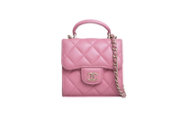CHANEL MICRO TIMELESS LIGHT PINK TOP HANDLE 2022