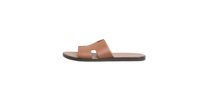 HERMES SANDAL IZMIR LEATHER GOLD - 45 BR