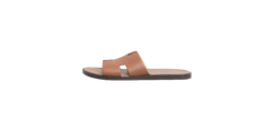 HERMES SANDAL IZMIR LEATHER GOLD - 45 BR