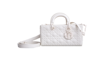 DIOR LADY D-JOY MEDIUM CANNAGE WHITE