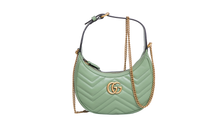 GUCCI HALF MOON GG MARMONT HOBO MINT