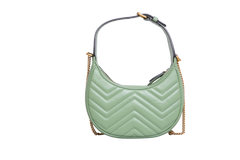 GUCCI HALF MOON GG MARMONT HOBO MINT