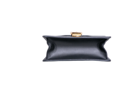 GUCCI SYLVIE SMALL WEB LEATHER BLACK