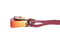 CHLOE C MINI SQUARE EMBOSSED YELLOW AND RED