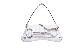 DESAPEGO JULIA FARIA GUCCI HORSEBIT CHAIN MEDIUM SHOULDER WHITE