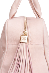 CHANEL BOWLER BAG SMALL CC TASSEL BLUSH