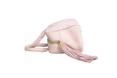 CHANEL BOWLER BAG SMALL CC TASSEL BLUSH