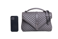 YSL COLLEGE CHEVRON LARGE GRAY