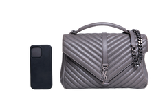 YSL COLLEGE CHEVRON LARGE GRAY