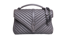 YSL COLLEGE CHEVRON LARGE GRAY