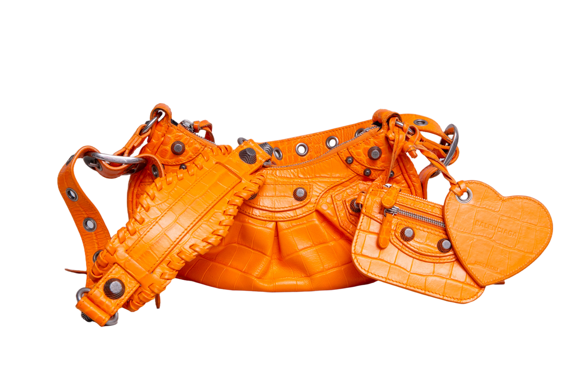 BALENCIAGA LE CAGOLE XS POP ORANGE