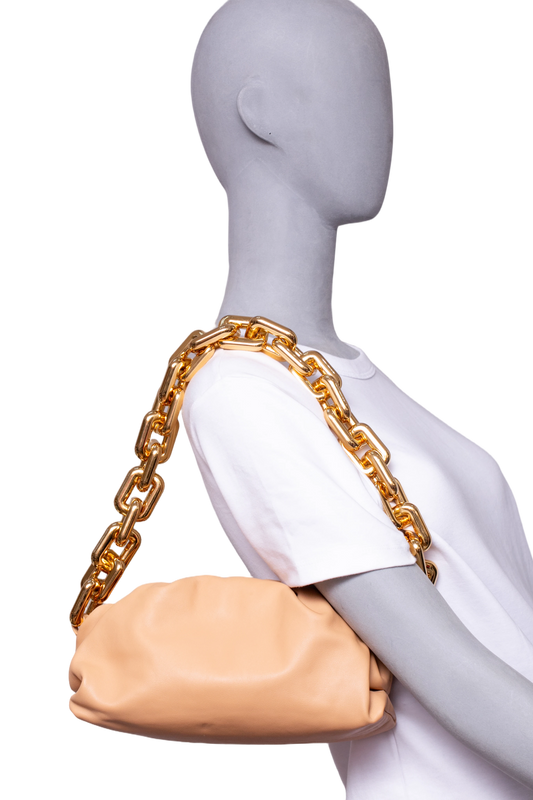 BOTTEGA THE CHAIN POUCH BEIGE