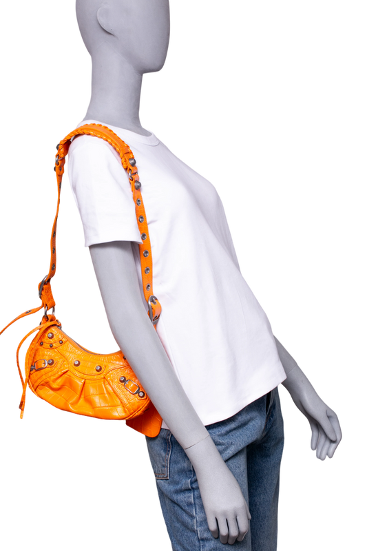 BALENCIAGA LE CAGOLE XS POP ORANGE