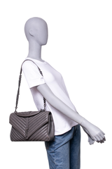 YSL COLLEGE CHEVRON LARGE GRAY