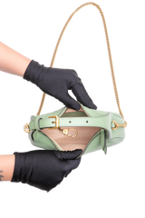 GUCCI HALF MOON GG MARMONT HOBO MINT