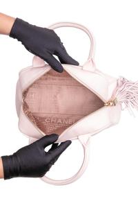 CHANEL BOWLER BAG SMALL CC TASSEL BLUSH