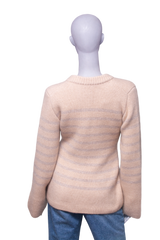 KHAITE CARDIGAN SUZETTE CASHMERE BLEND BUTTER