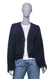KHAITE CARDIGAN THE SCARLET CASHMERE BLACK