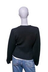 KHAITE CARDIGAN THE SCARLET CASHMERE BLACK