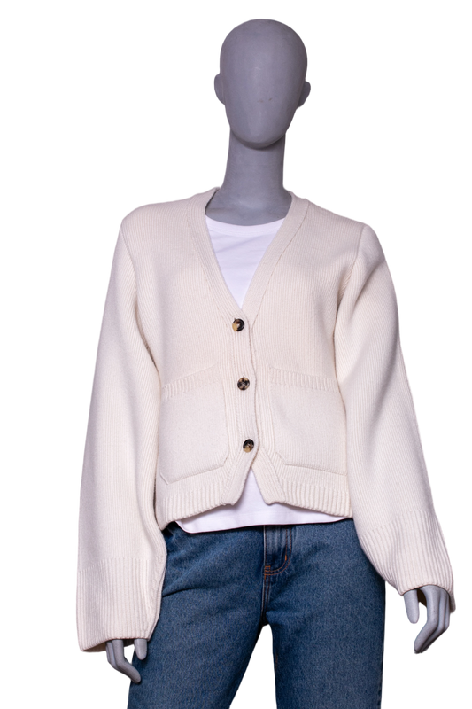 KHAITE CARDIGAN THE SCARLET GLAZE