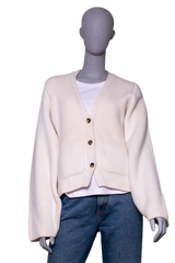 KHAITE CARDIGAN THE SCARLET GLAZE