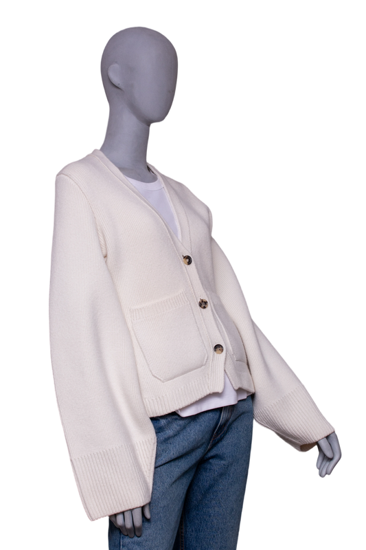 KHAITE CARDIGAN THE SCARLET GLAZE