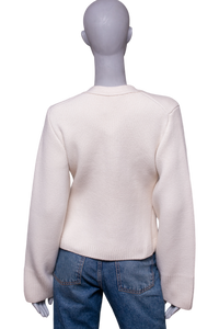 KHAITE CARDIGAN THE SCARLET GLAZE