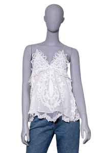 ISABEL MARANT VICTORIA WHITE EMBROIDERED