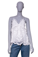 ISABEL MARANT VICTORIA WHITE EMBROIDERED