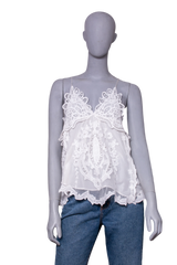 ISABEL MARANT VICTORIA WHITE EMBROIDERED