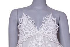 ISABEL MARANT VICTORIA WHITE EMBROIDERED