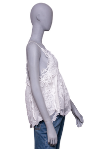 ISABEL MARANT VICTORIA WHITE EMBROIDERED