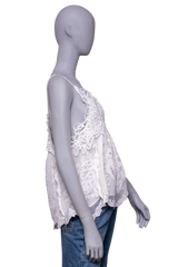 ISABEL MARANT VICTORIA WHITE EMBROIDERED