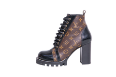 DESAPEGO JULIA FARIA LV ANKLE BOOT STAR TRAIL BRUSHED MONOGRAM - 39 BR