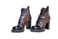 DESAPEGO JULIA FARIA LV ANKLE BOOT STAR TRAIL BRUSHED MONOGRAM - 39 BR