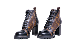 DESAPEGO JULIA FARIA LV ANKLE BOOT STAR TRAIL BRUSHED MONOGRAM - 39 BR