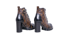 DESAPEGO JULIA FARIA LV ANKLE BOOT STAR TRAIL BRUSHED MONOGRAM - 39 BR