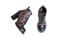 DESAPEGO JULIA FARIA LV ANKLE BOOT STAR TRAIL BRUSHED MONOGRAM - 39 BR