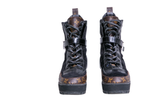 DESAPEGO JULIA FARIA LV ANKLE BOOT LAURÉATE PLATAFORM DESERT SUEDE BLACK - 39 BR