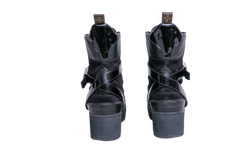 DESAPEGO JULIA FARIA LV ANKLE BOOT LAURÉATE PLATAFORM DESERT SUEDE BLACK - 39 BR