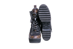 DESAPEGO JULIA FARIA LV ANKLE BOOT LAURÉATE PLATAFORM DESERT SUEDE BLACK - 39 BR