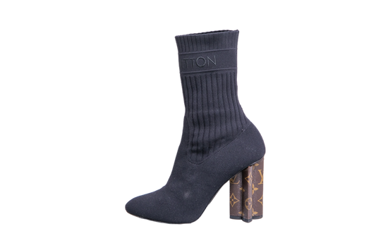 DESAPEGO JULIA FARIA LV ANKLE BOOT SILHOUETTE MONOGRAM/BLACK - 39 BR
