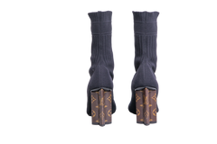 DESAPEGO JULIA FARIA LV ANKLE BOOT SILHOUETTE MONOGRAM/BLACK - 39 BR