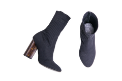 DESAPEGO JULIA FARIA LV ANKLE BOOT SILHOUETTE MONOGRAM/BLACK - 39 BR