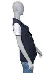 DESAPEGO JULIA FARIA LV LONG NAVY VEST