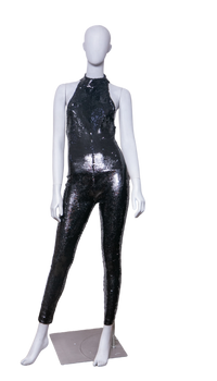 DESAPEGO JULIA FARIA YSL JUMPSUIT SEQUIN BLACK
