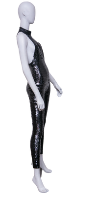 DESAPEGO JULIA FARIA YSL JUMPSUIT SEQUIN BLACK